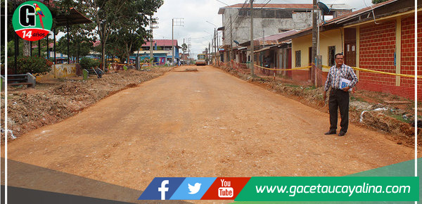 Obra de pavimentación de Jr. Oscar R. Benavides registra avance por encima de lo programado