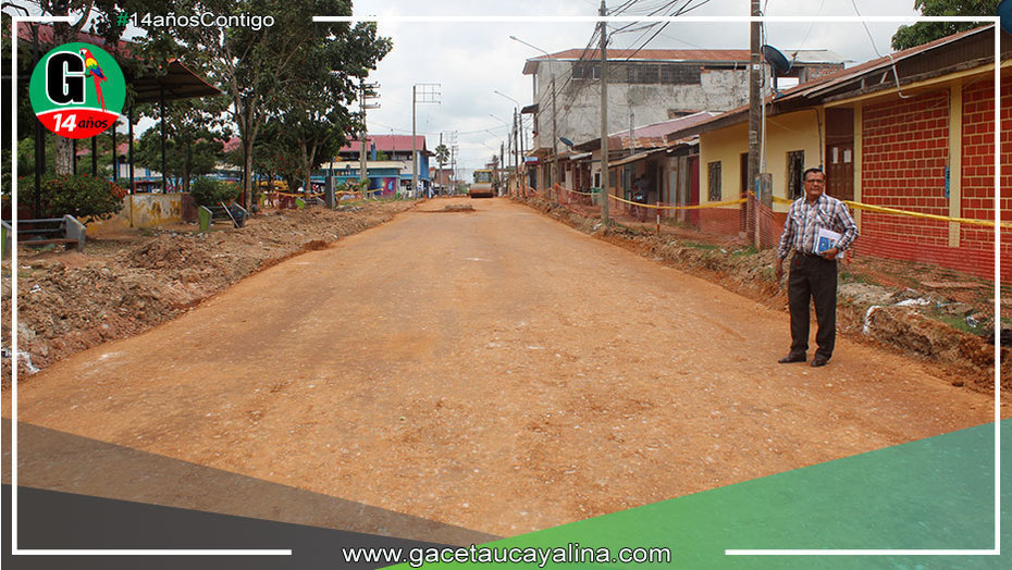 Obra de pavimentación de Jr. Oscar R. Benavides registra avance por encima de lo programado