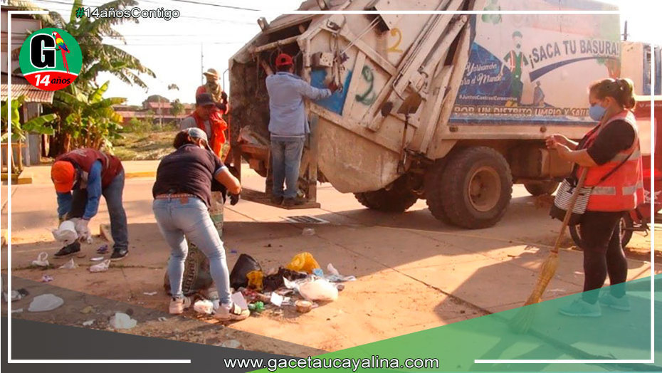 En Yarinacocha se ha priorizado la limpieza total del distrito