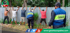 Serenos de Yarinacocha realizan operativo en fumaderos