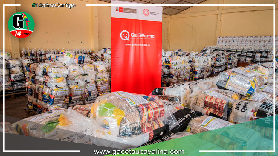 Ucayali: Más de 15 mil ciudadanos vulnerables recibieron alimentos de Qali Warma durante el 2021