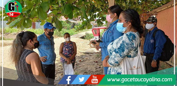 Alcaldesa yarinense recorre distrito para conocer problemática del distrito