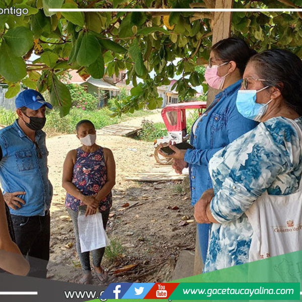 Alcaldesa yarinense recorre distrito para conocer problemática del distrito