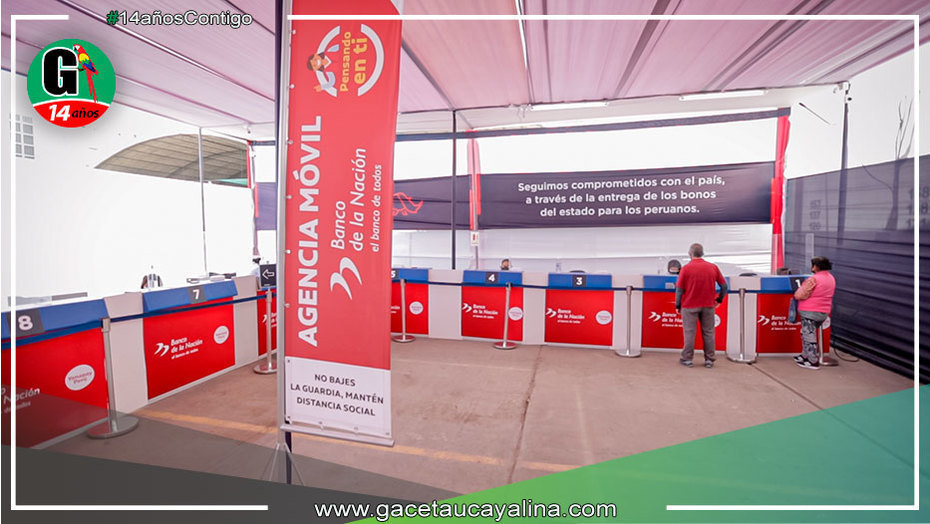 Banco de la Nación implementa 9 agencias móviles para facilitar pago de Yanapay