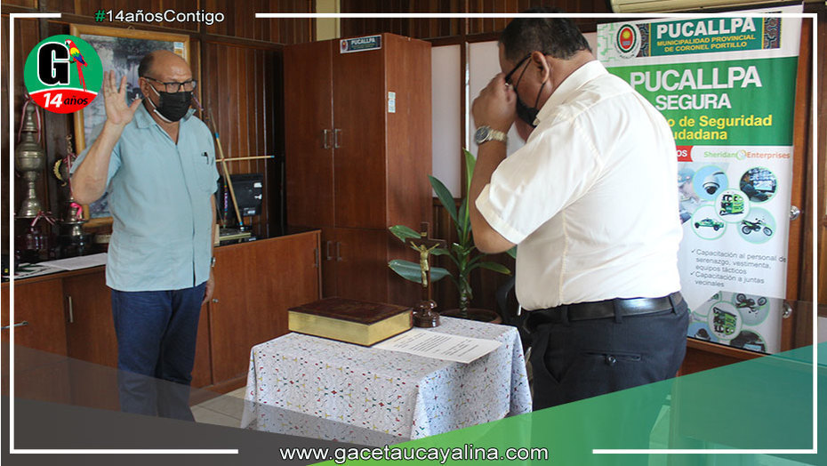 Nuevo director de salud de Ucayali juró como miembro del Comité Provincial de Seguridad Ciudadana