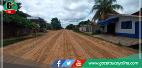 Desde hace varios días realizan mantenimiento de vías en Yarinacocha