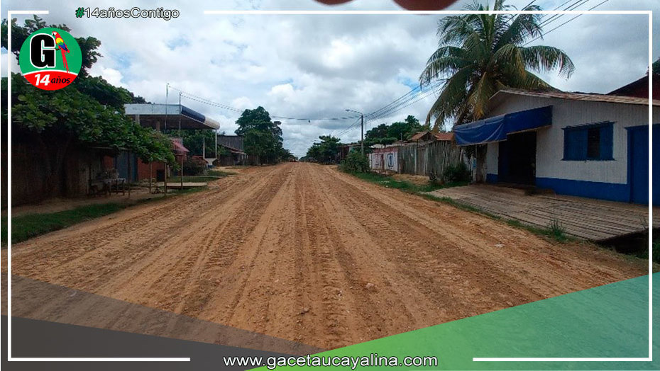 Desde hace varios días realizan mantenimiento de vías en Yarinacocha