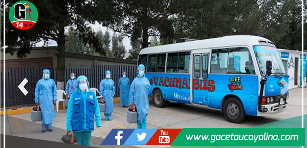 Vacunabús de EsSalud colocó 1,200 dosis en zonas más altas de Huancayo 