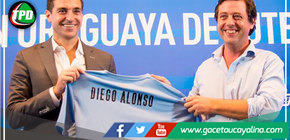 Diego Alonso fue presentado oficialmente como nuevo DT de la 'Celeste'