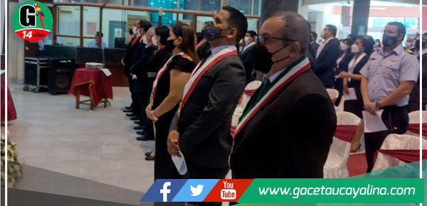 Congresista Elvis Vergara Mendoza, cuestionó drásticamente, a autoridades de Ucayali en Apertura del Año Judicial 2022