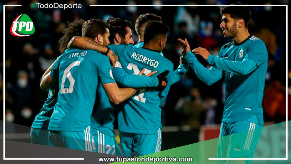 Real Madrid derrotó 3-1 a Alcoyano y avanzó a octavos de final de la Copa del Rey