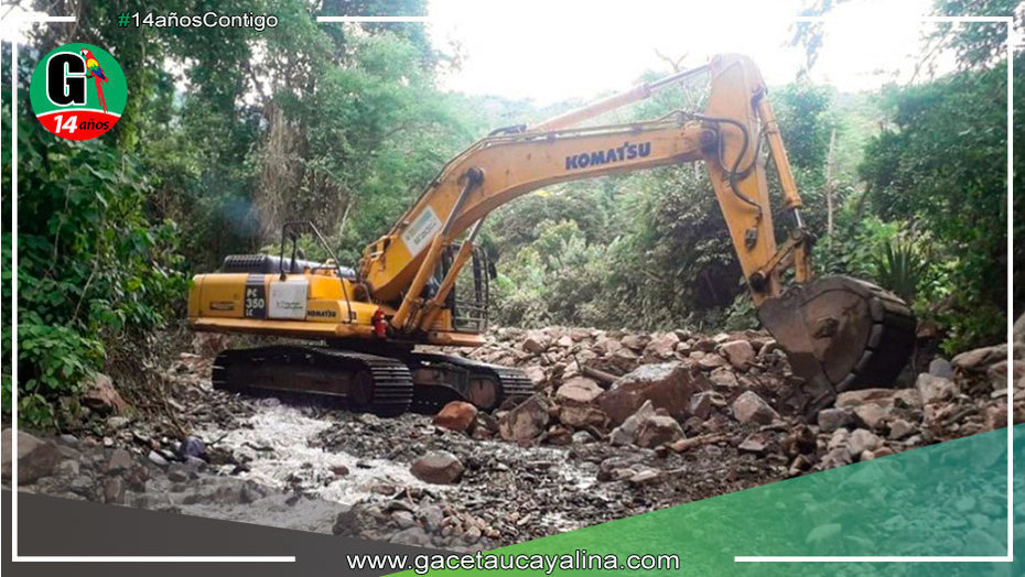 Cusco: maquinaria del Ministerio de Vivienda culminó limpieza del río Aranjuez