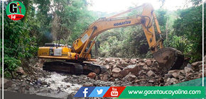 Cusco: maquinaria del Ministerio de Vivienda culminó limpieza del río Aranjuez