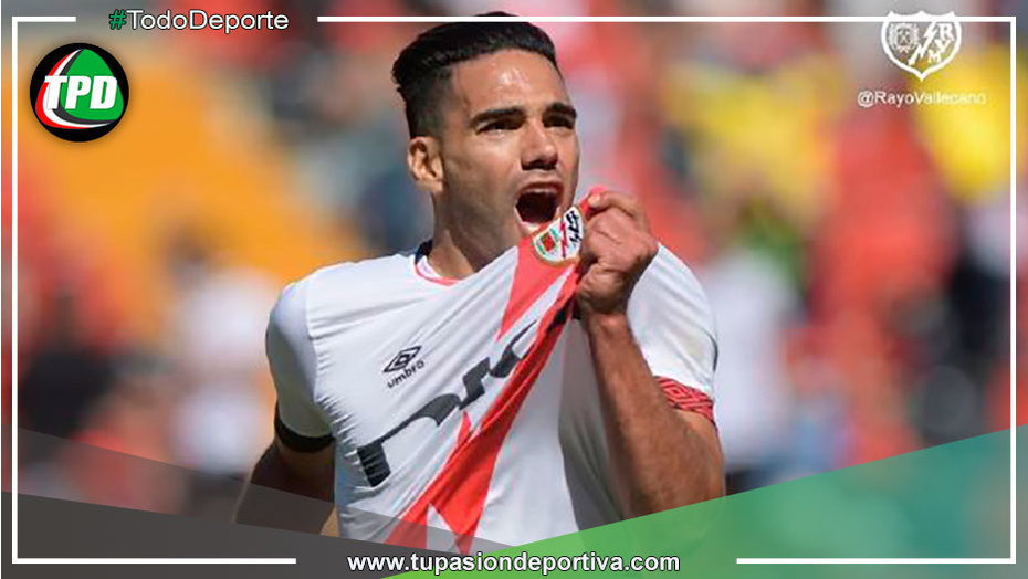 Radamel Falcao extenderá su contrato con el Rayo Vallecano de España