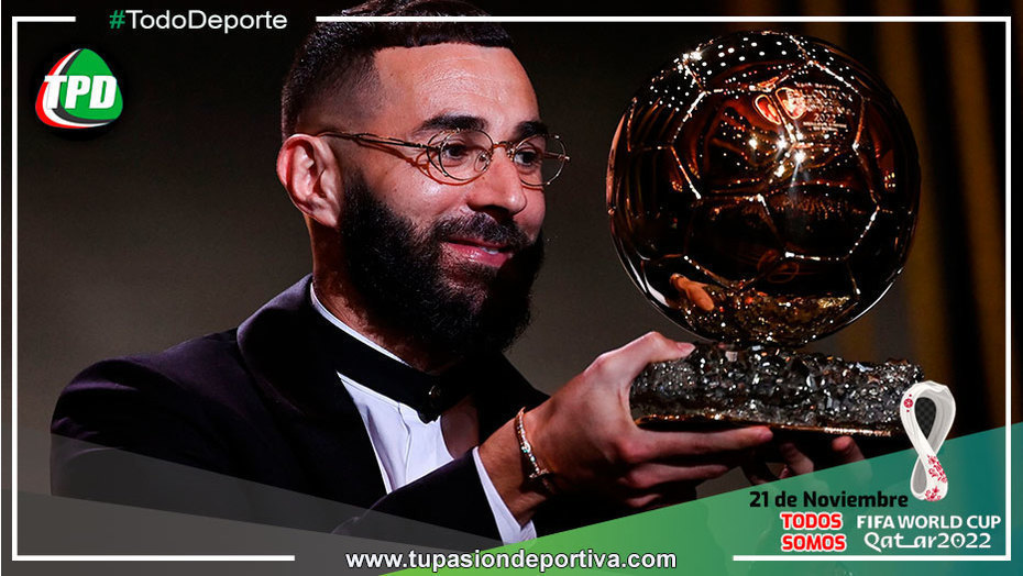 Karim Benzema ganó el Balón de Oro 2022