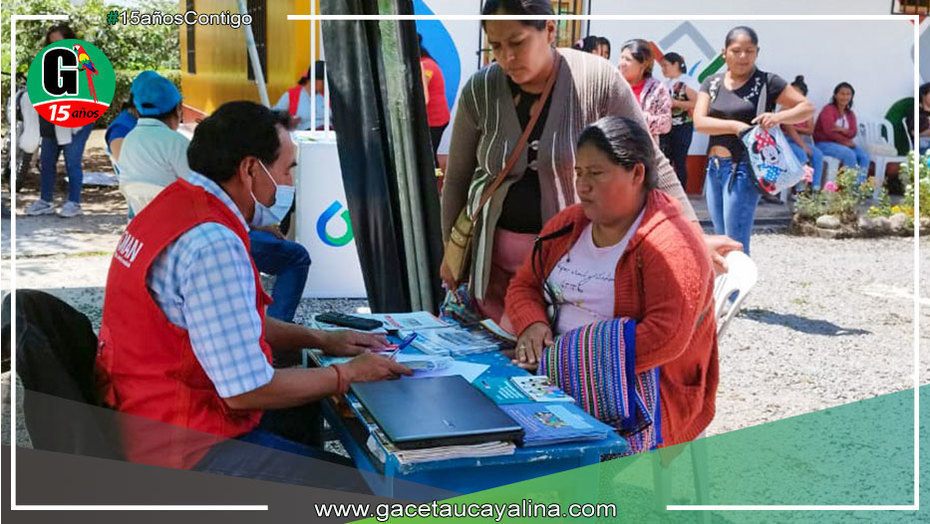 Familias rurales accedieron a más de 7000 atenciones sociales en Oxapampa