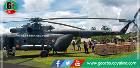 Se distribuye alimentos a distrito de Yurua en Ucayali para consumo de escolares