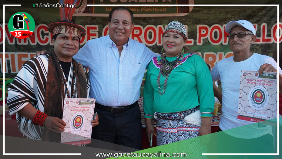 MPCP entregó títulos de propiedad en el A.H. “Intercultural Nueva Era”