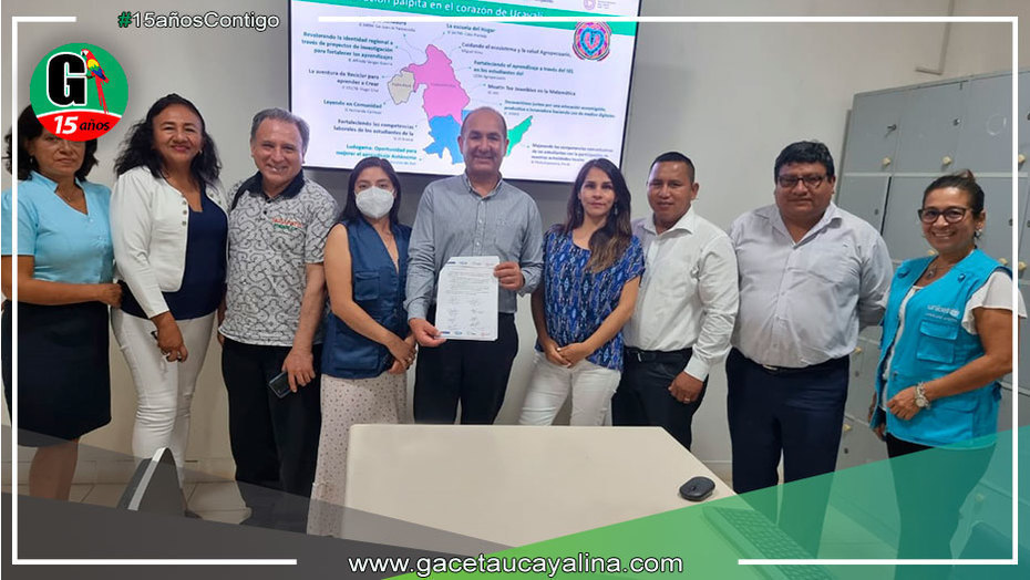 Fondep y autoridades de Ucayali firman Pacto por la Innovación Educativa