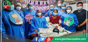  Nació la bebé número 100 a bordo de las PIAS fluviales en Loreto    