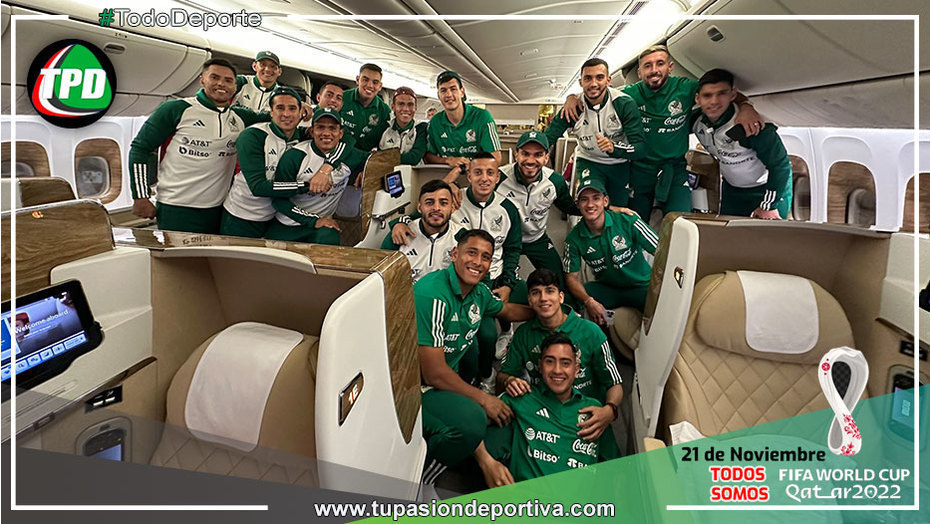 El equipo de la Selección de México viajó a España para la última gira antes de Qatar 2022