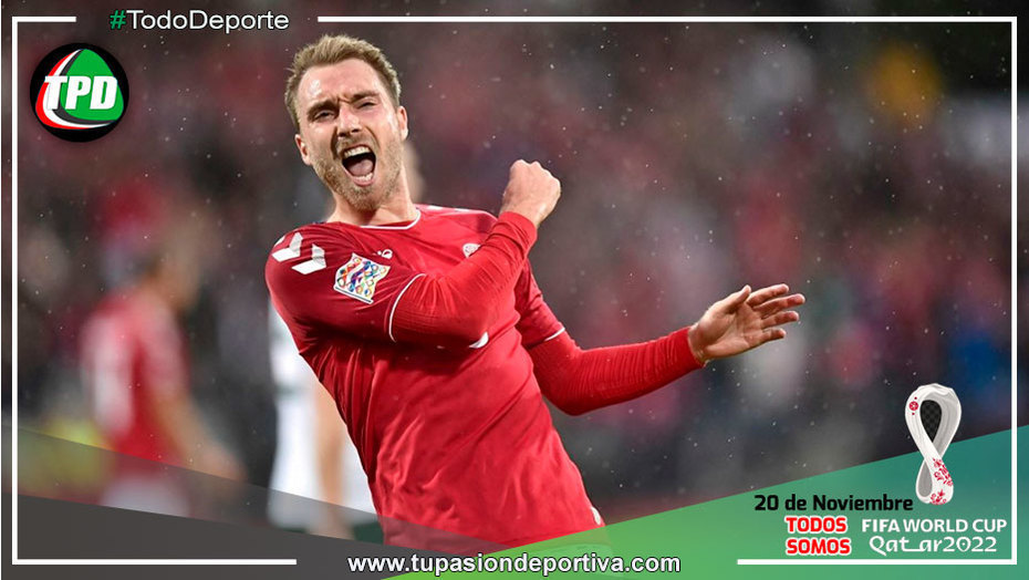 Selección de Dinamarca presentó lista mundialista con Christian Eriksen a la cabeza