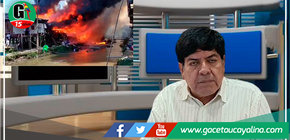 Destrucción con el incendio y recién reaccionamos que falta ayuda para los bomberos de Iquitos