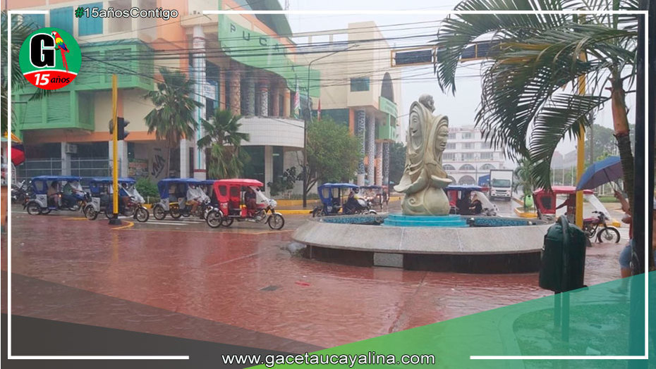 Pucallpa soporta lluvias intensas y vientos fuertes de 40 kilómetros por hora