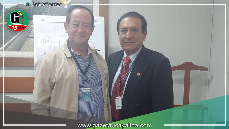 Alcalde electo Francisco Mendoza, se reúne con Director de PROVIAS en Lima