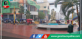 Pucallpa soporta lluvias intensas y vientos fuertes de 40 kilómetros por hora 