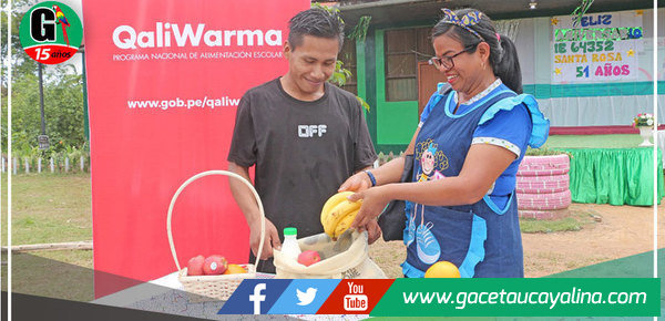 Municipalidad Distrital de Yarinacocha complementa la alimentación de escolares con entrega de alimentos frescos 