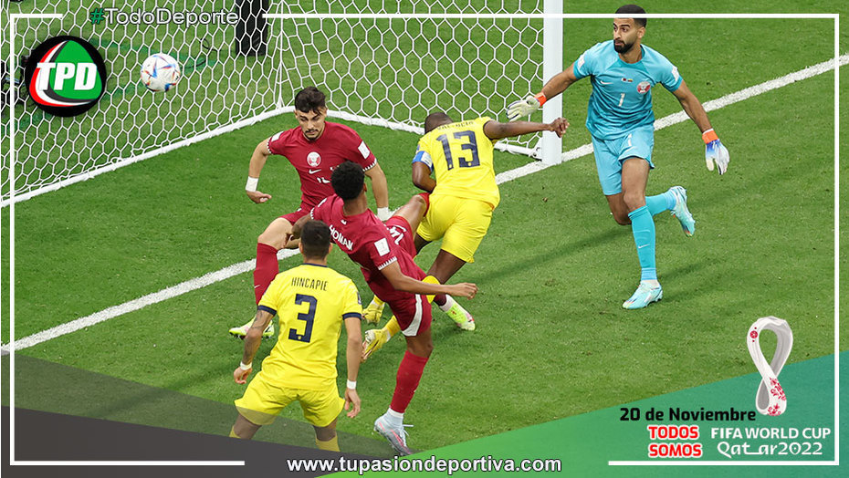 Gol de Ecuador fue anulado por el VAR