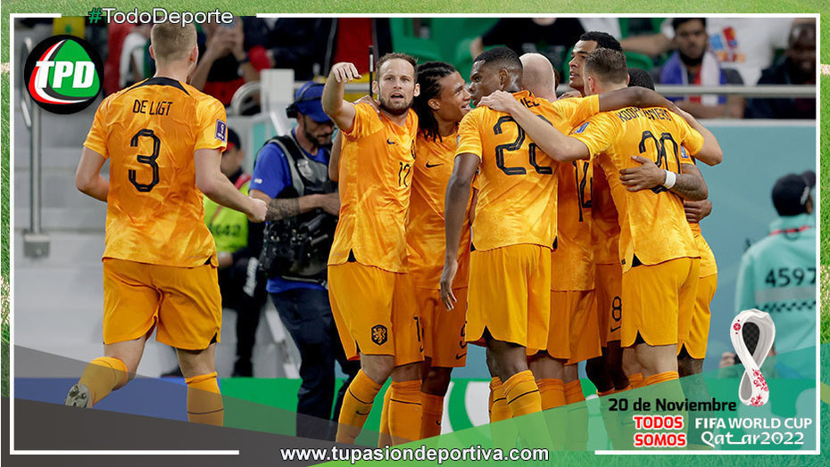 Países Bajos venció 2-0 a Senegal por la primera fecha del grupo A de Qatar 2022