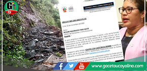 Tras derrumbes por lluvias, la congresista Francis Paredes Castro pide explicaciones al MTC