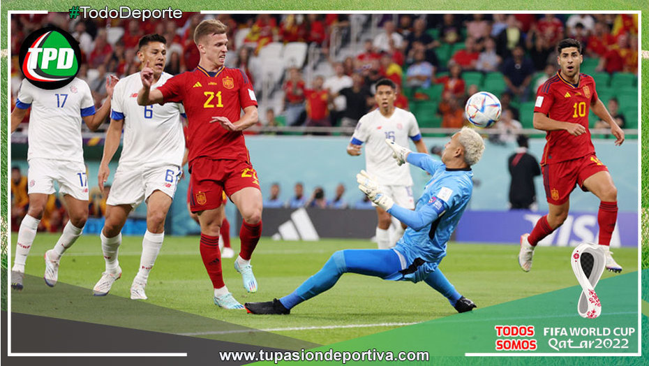 España apabulla a Costa Rica 7 a 0