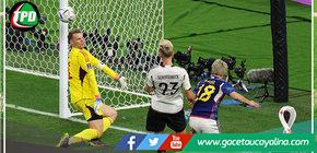 Japón le gana a Alemania 2 a 1 en la primera fecha del Grupo E 