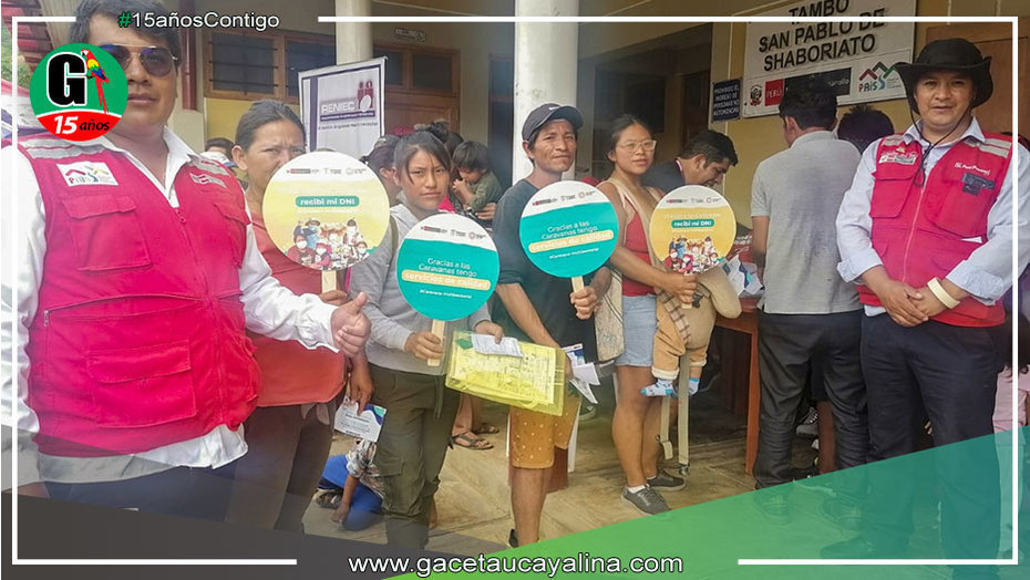 Comunidades nativas de Junín recibieron más de 10 000 atenciones sociales durante caravana del Midis