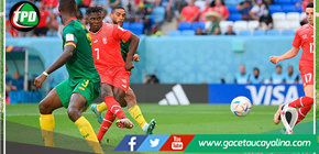 Camerún cae ante Suiza por 1-0 en el grupo G del Mundial 