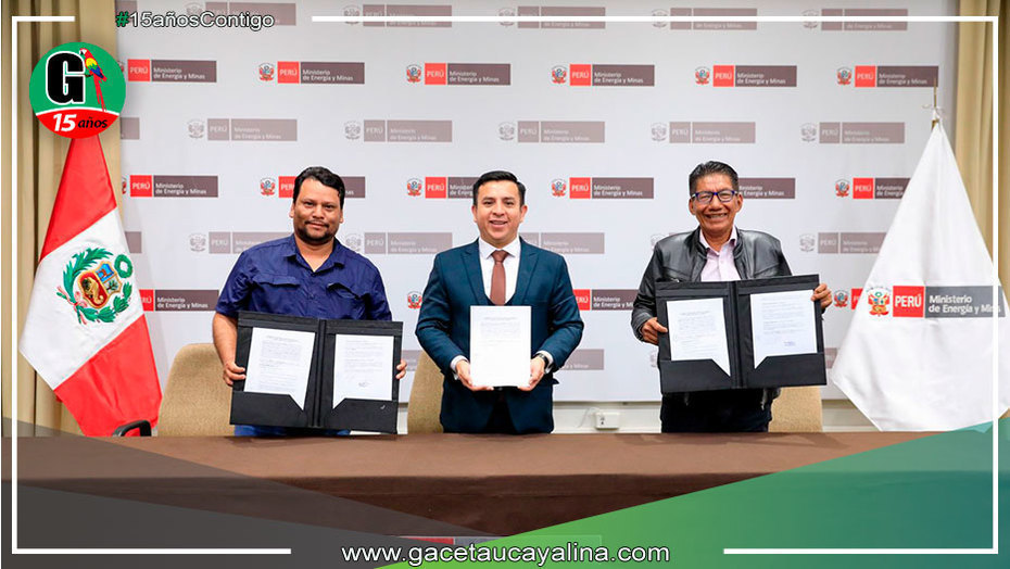 MINEM transfiere recursos para obras en comunidades nativas y centros poblados de Ucayali y Loreto