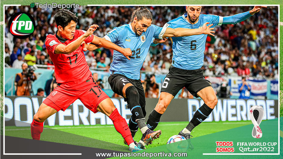 Uruguay y Coreo del Sur no se hicieron nada 0 a 0