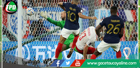 Francia se clasifica a Octavos de final al ganarle a Dinamarca