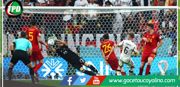 Alemania y España no se sacaron diferencias en un intenso partido