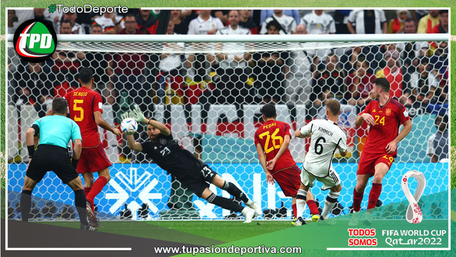 Alemania y España no se sacaron diferencias en un intenso partido