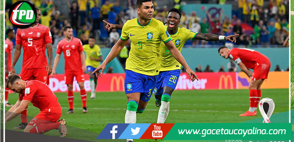 Con gol de Casimiro Brasil se clasifica a octavos de Final