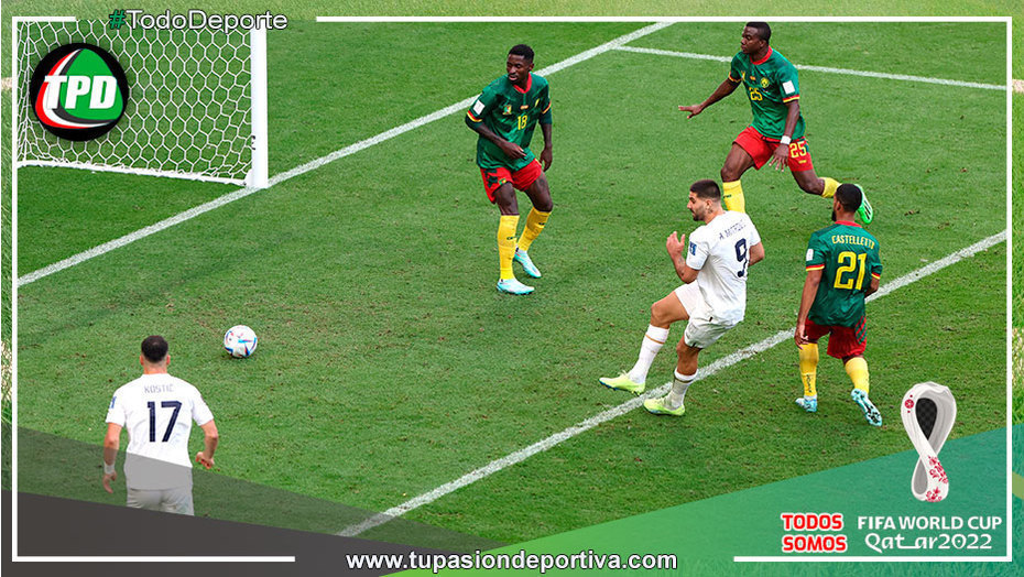 Serbia y Camerún empatan en un partido lleno de goles