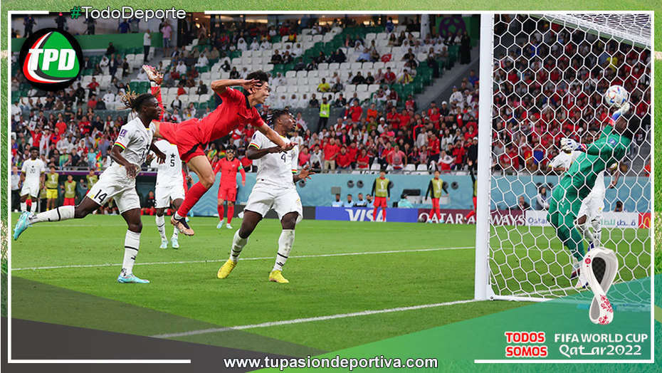 Gano Ghana a Korea del Sur 3 a 2 en vibrante partido