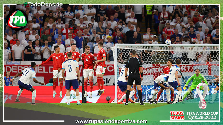 La selección de Inglaterra se clasificó a Octavos al ganarle a Gales