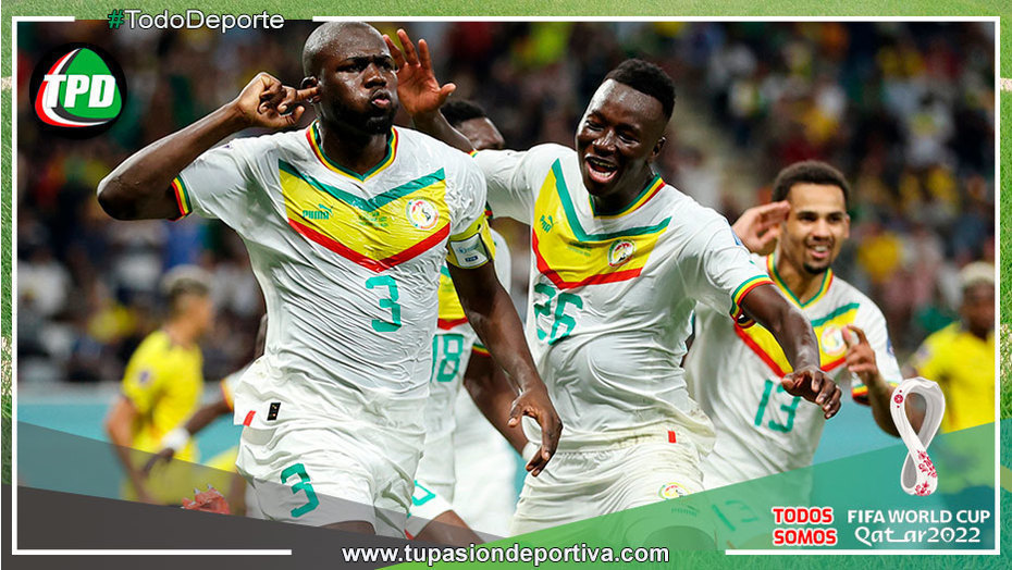 Senegal gano a Ecuador y lo saco del mundial