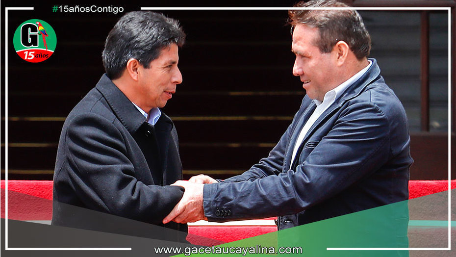 Gobernador Electo por Ucayali participa de reunión con Presidente castillo