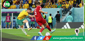 Australia se metió en octavos de final al vencer a Dinamarca por 1 a 0